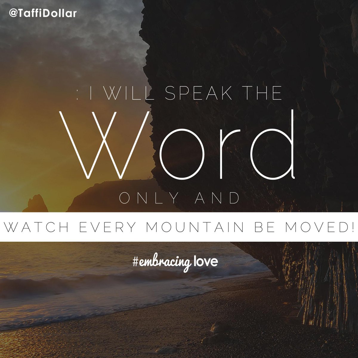TaffiDollar's tweet photo. Faith-filled words bring change! #DeclareMyDestiny http://t.co/2jvLpcb6Ou