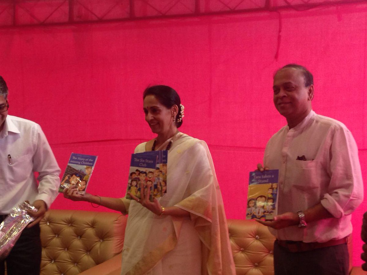 balrakshabharat's tweet image. #SwaroopRawal and @stc_india CEO Thomas Chandy launch the series on #ChildRights