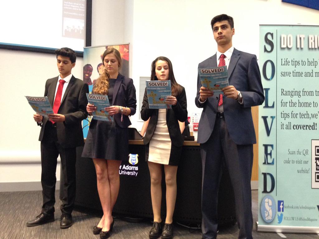 YE_Shropshire's tweet photo. @SolvedMagazine putting on a show at the YE Presentations yesterday. #yepres http://t.co/4iOJXcmE83
