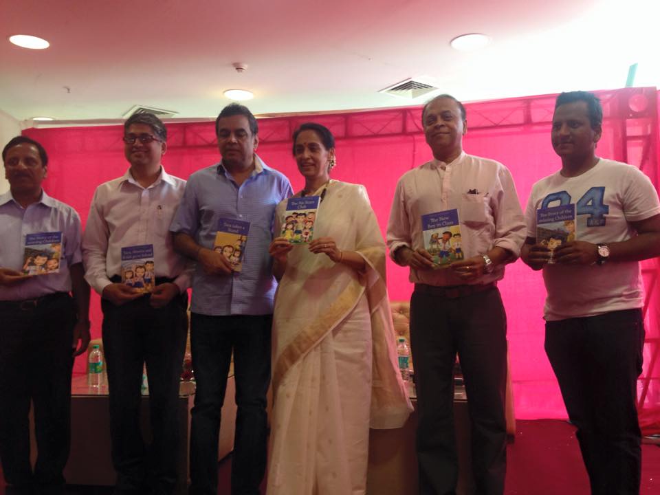 balrakshabharat's tweet image. #SwaroopRawal - formr Miss India, wife of @SirPareshRawal n our board member launches series of books on #ChildRights