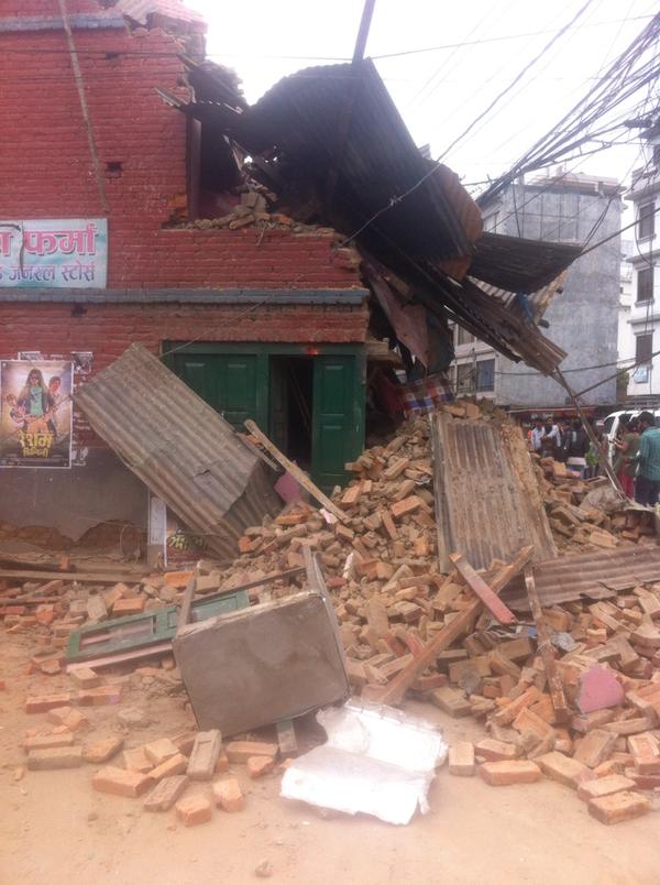 #earthquake - #Kathmandu...new pics coming in .