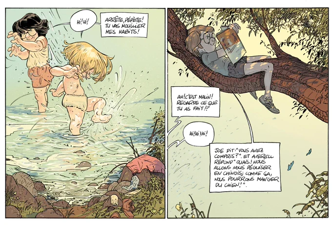 La soir éternelle.
Les Beaux Étés, 
Lafebre/Zidrou
@EditionsDargaud 2015 
@YvesSchlirf  @ryun_reuchamps 