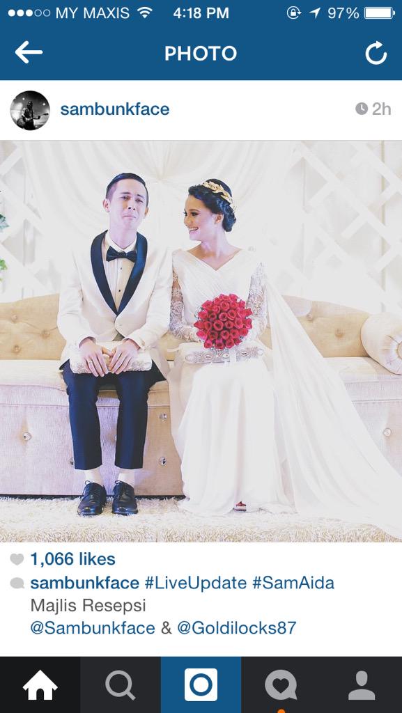 ellizaarfn's tweet photo. you know you're old when a childhood crush of yours is now married ๐ congratulations anyway, sam bunkface. #SamAida ๐ http://t.co/XeUzLeIBBE