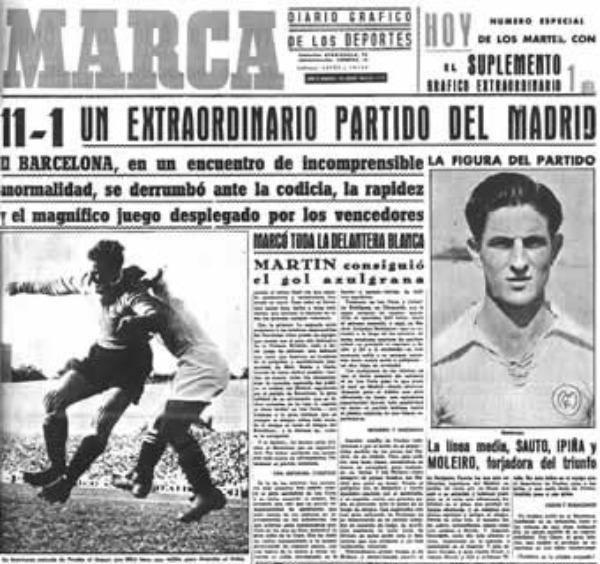Teamcronaldo 72 Years Ago Today Real Madrid Trashed Barcelona In A 11 1 Win Http T Co zc7qtmxn