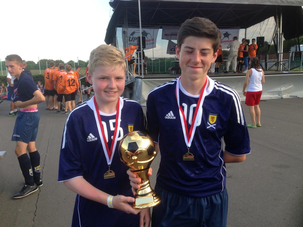 IainKingSport's tweet photo. Handed back the SYFA Regional Shield yesterday brought back some great memories #westbest #denmarkcup http://t.co/gPxxAE3B1x