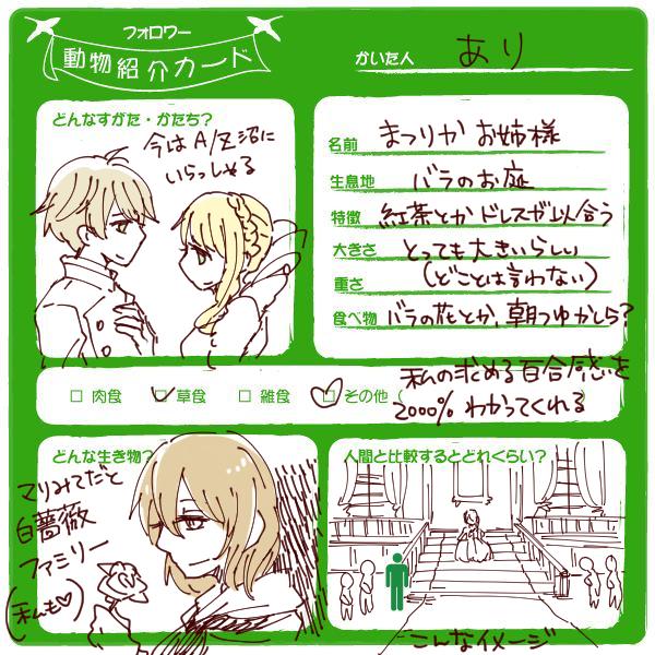 まつりかさん(@loperadelune)
(今名前違うみたいだけど。。) 