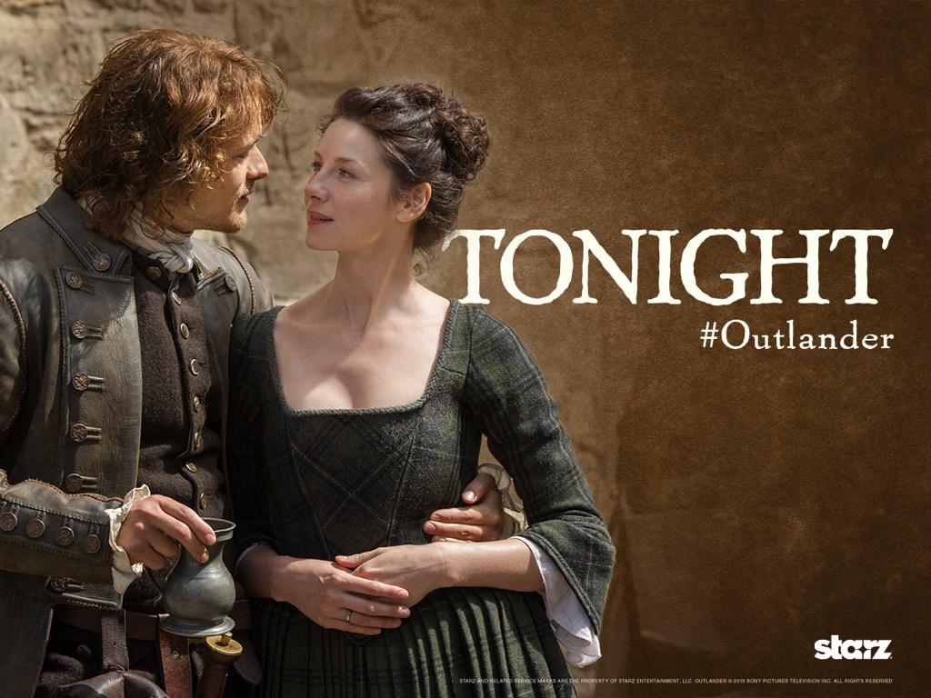 SamHeughan's tweet photo. Tonight!!! #Outlander http://t.co/DaEJ3cFU7N