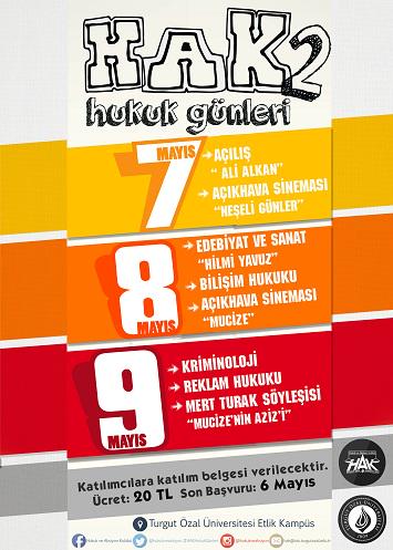 Hukuk ve Aksiyon Kulübü iftiharla sunar..