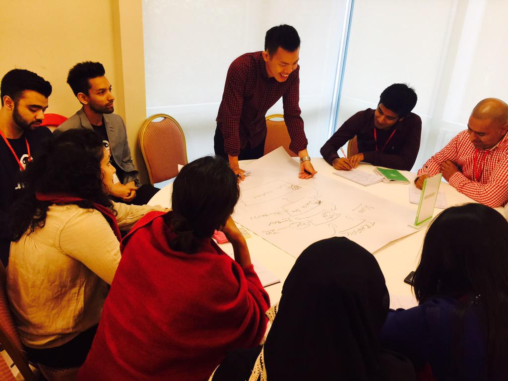 samadmiraly's tweet photo. Group sessions @#Digibuzz2015 getting mentored in #socialmedia #digitalmarketing @MartPasquier @LiziHamer @daylonsoh http://t.co/9Lpu7eTUww