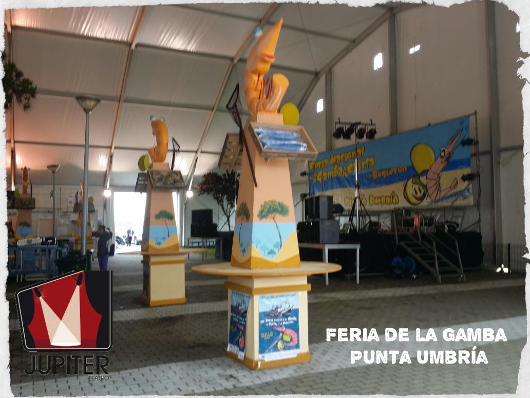 TeatroJupiter's tweet photo. Hoy Teatro Júpiter actuamos en Punta Umbría.  En la Feria Nacional de la Gamba, la Chirlas y el Boquerón. http://t.co/pGSqr1yhPR