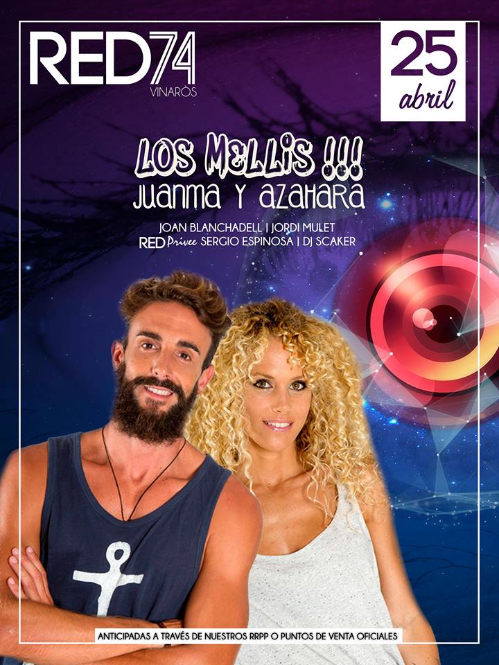 alesandraris's tweet photo. Esta noche @juanma_furio y @azahara_GH15 en #RED74, Vinaròs @RED74VINAROS !!! http://t.co/S2glpSSCxc