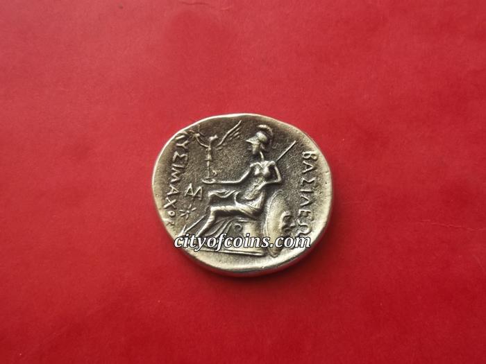 ALEXANDER THE GREAT LYSIMACHUS ANCIENT COIN