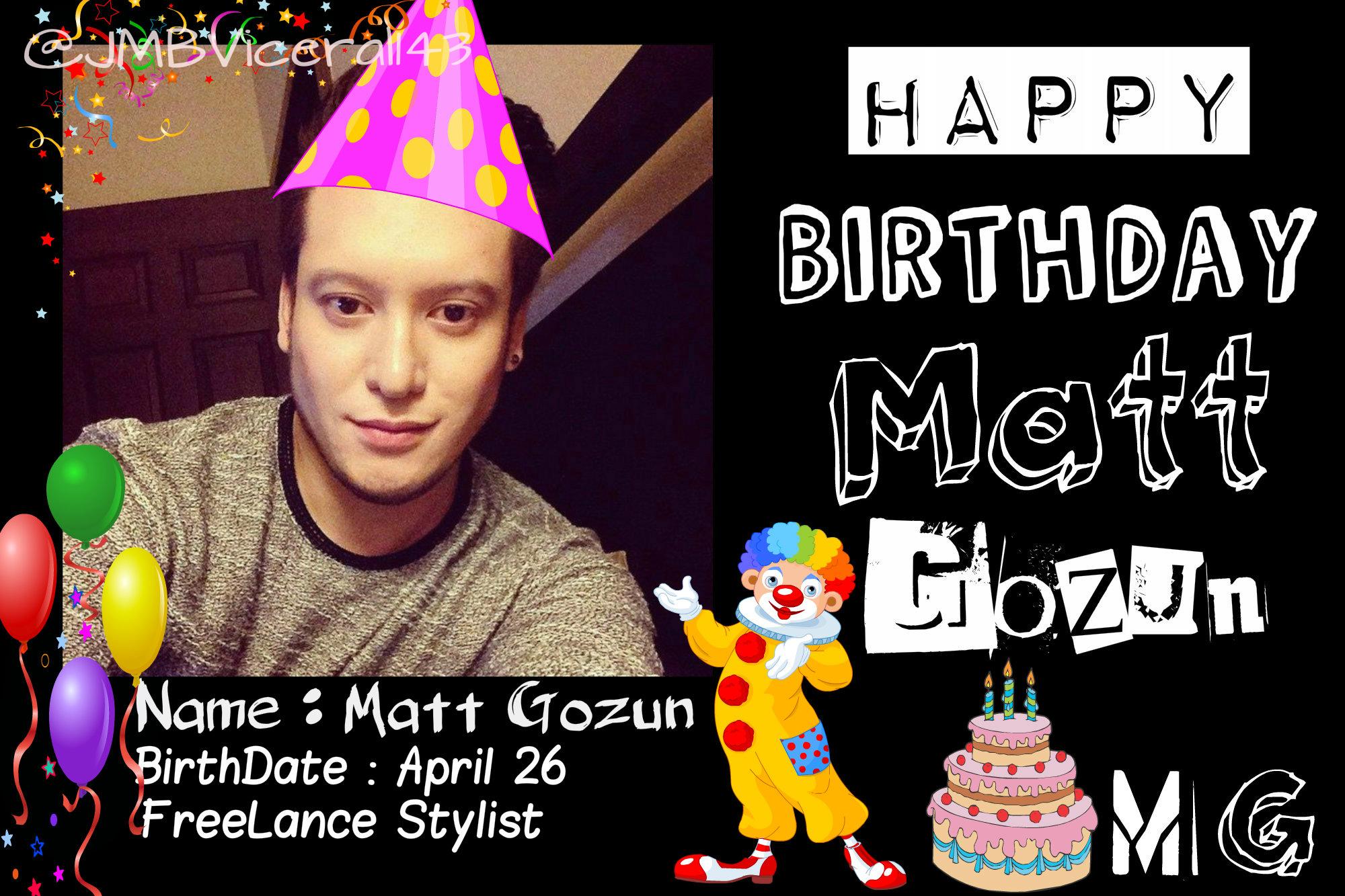  Happy Birthday Fafa Matt . We The Unkabogable Team Vice Ganda FBGROUP Loves you <3 And the VKB loves you 