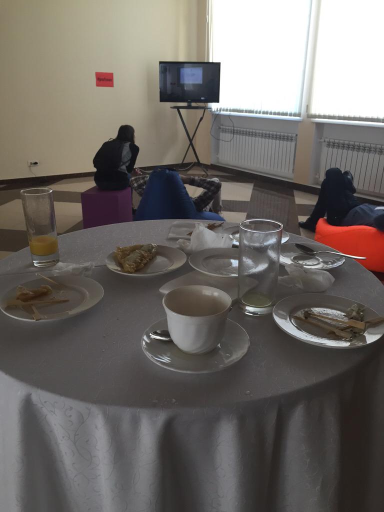 Идеальное место на конференции :) #profsoux