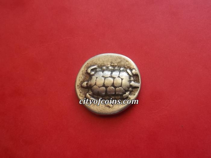 AEGINA TURTLE STATER ANCIENT COIN