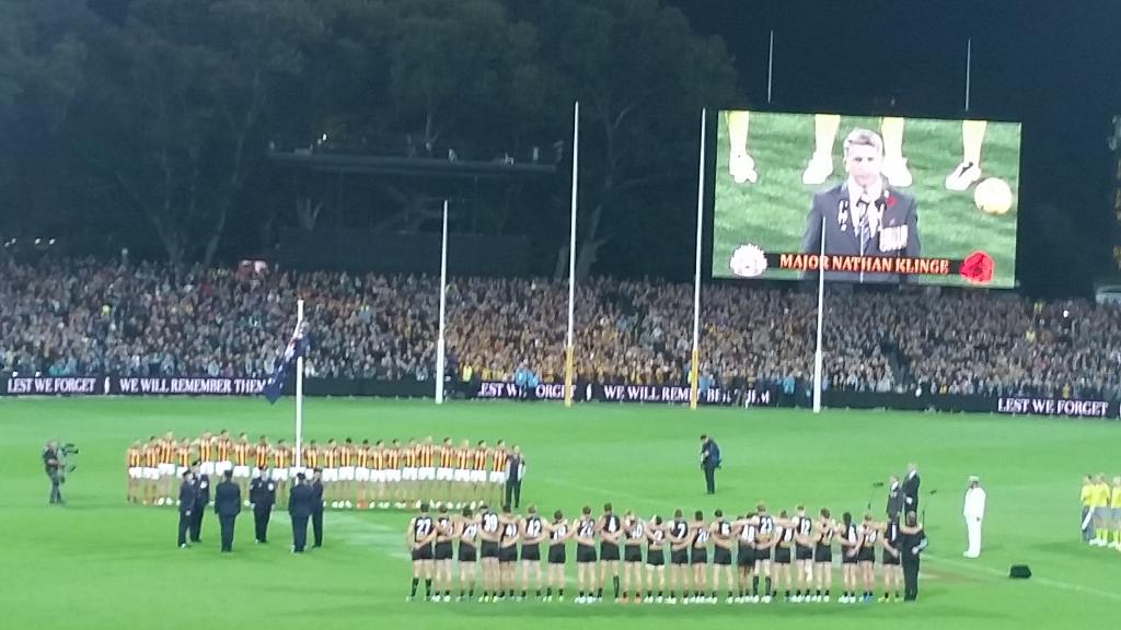ANZAC <a href="/TheAdelaideOval/">Adelaide Oval</a> <a href="/HawthornFC/">Hawthorn FC</a> <a href="/PAFC/">Port Adelaide FC</a> #AFLPowerHawks