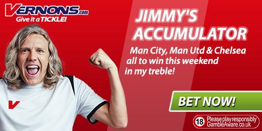 Great odds from <a href="/jimmybullard/">Jimmy Bullard</a> at <a href="/BetVernons/">Vernons Sports</a> this weekend! Go on, give it a tickle! bit.ly/jimmyAC