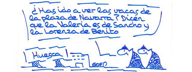 Manuel_eboca's tweet photo. Las #VacasEboca en la viñeta cómica de #Gofi  del @altoaragon http://t.co/tK8WTrFdQ0