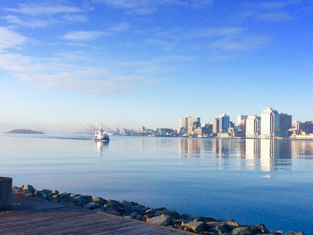 NewScotlandCo's tweet image. Beauty morning on the HFX Harbour. @AlderneyMarket come visit us today, here until 1pm!