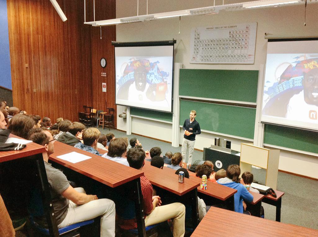 Nomanini presenting at UCT #breaktherules - looking for fresh intern talent