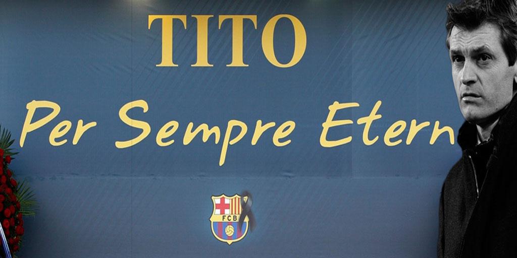 barcaisprime's tweet photo. No te olvidamos, Tito. http://t.co/R4pmrQrkbV
