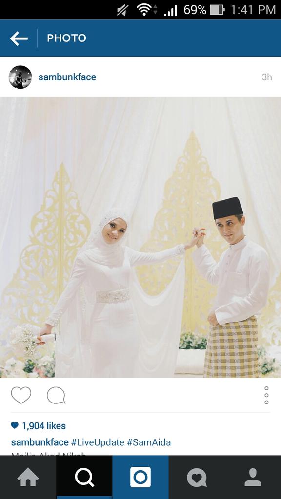satuduay_'s tweet photo. Congratulation Bro Sam. #SamAida http://t.co/XwVwyps7Fv
