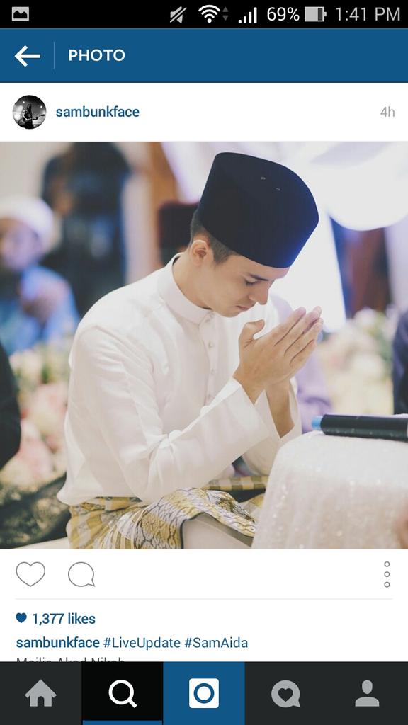 satuduay_'s tweet photo. Congratulation Bro Sam. #SamAida http://t.co/XwVwyps7Fv