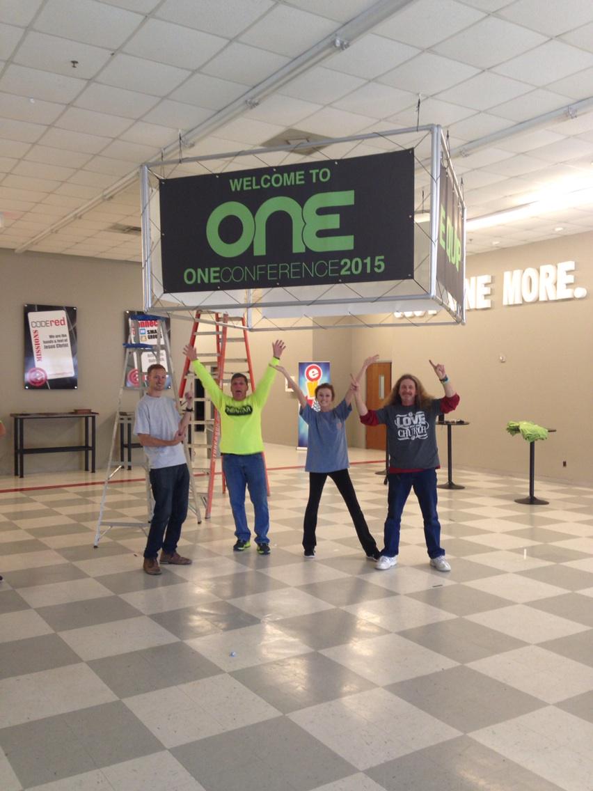 tleahg_tim's tweet photo. Let the fun begin @1conference2015 @oechurch http://t.co/bWm2XCm8xm