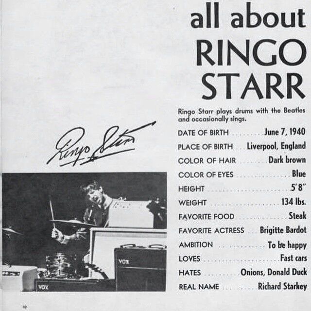 Beatles_Photo's tweet photo. ("all about #RingoStarr") http://t.co/6uCLJcRVgm