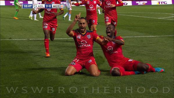 WSWBrotherhood's tweet photo. #ElrichUpdate Congratulations to our brother Tarek @elrich11 for his goal tonight, to give ADU a 3 nil lead v MYC. http://t.co/0ciMPWPzl1