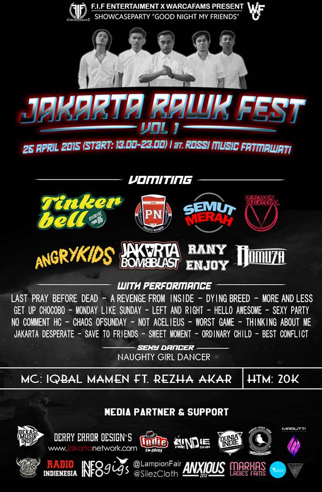 Next gigs, tomorrow at Rossi Fatmawati pkl 16.30, penasaran ? Langsung merapat yaa, ticket 10rb saja, be there :)