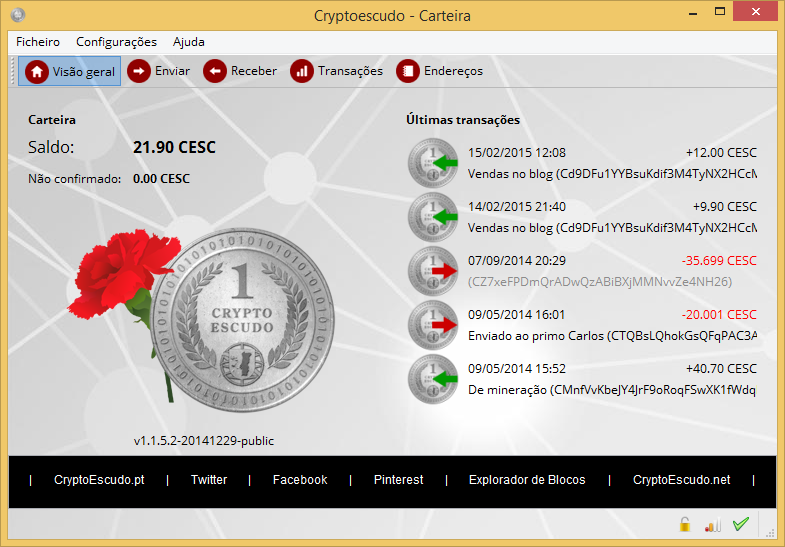 cryptoescudo's tweet photo. #aniversáriocryptoescudo A 25 de Abril de 2014, começou a distribuição dos CryptoEscudos.
#25abril #25deabril http://t.co/W7rVmKiD4X