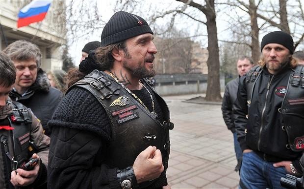 Actually we already have this type of guys here and we call them Nazi. No thanks #Russia ! #nightwolves #Deutschland