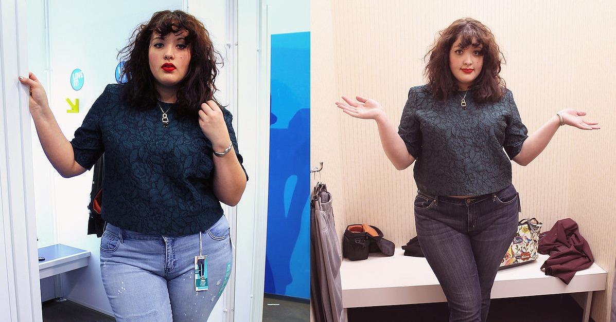 POPSUGARFashion's tweet image. One woman tried on 10 different pairs of jeans in the EXACT same size, and this… popsu.gr/36587350