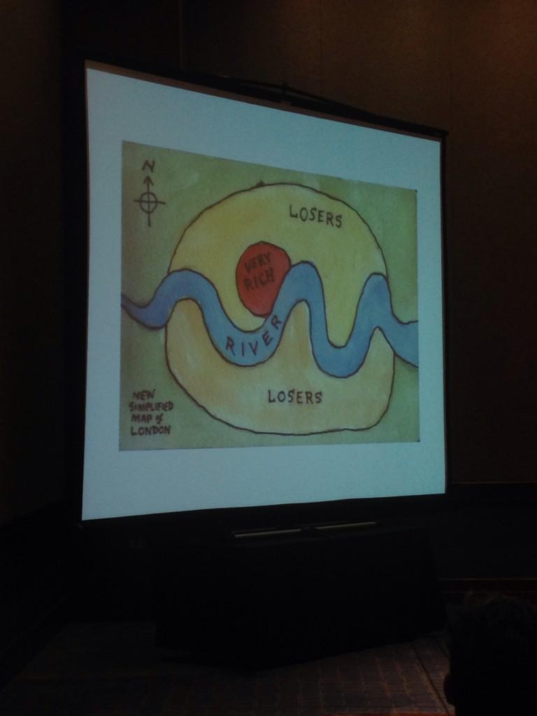 EmmakJackson's tweet photo. Love this map of London used by @rjburrows #aag2015 #classspace http://t.co/EuyYRPHFsv