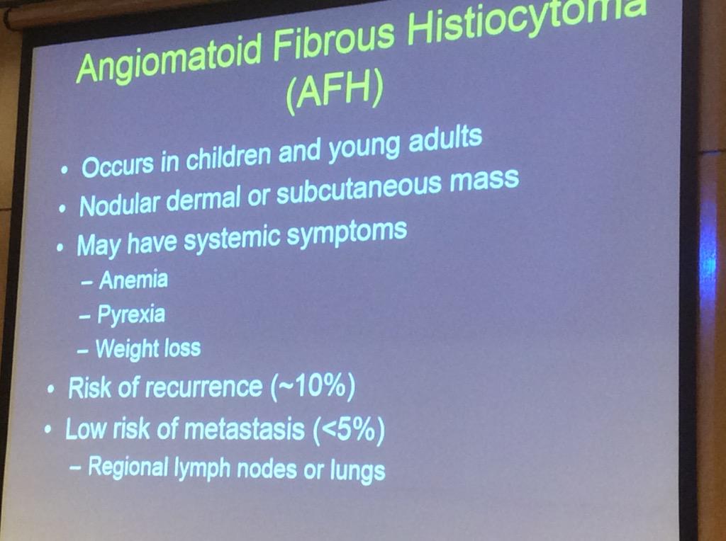 HassellLewis's tweet image. Angiomatoid fibrous histiocytoma Dr. Billings #OSAP15 always has the pseudocapsule and lymphoid aggs. @JMGardnerMD