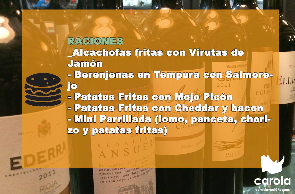 RestCarola's tweet photo. Nuestras cosas ricas y raciones ideales para un gran finde. 
Y después, brindad con unos buenos Gin Tonic #Salamanca http://t.co/VCaCYuuq7W