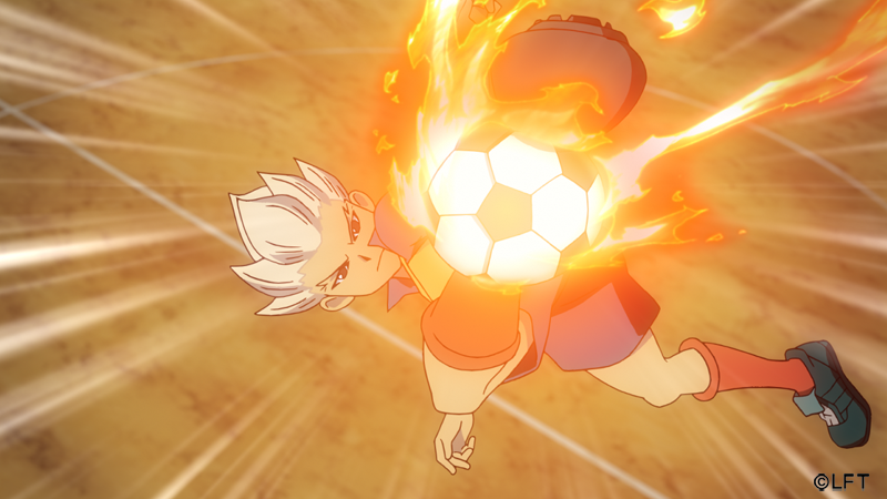 InazumaEGOFR's tweet photo. Axel met le feu au stade ! #InazumaEleven #anime #manga #football #Nintendo #3DS http://t.co/eRkDuTPjjh