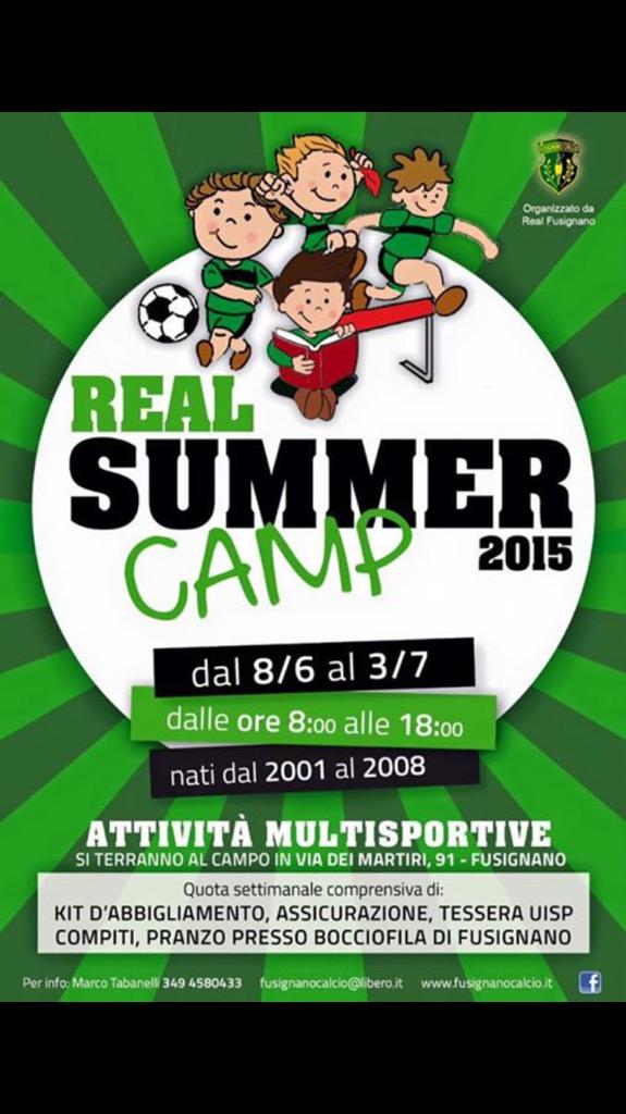 fusignanocalcio's tweet photo. Si avvicina il Camp!Segnatevi, chiedendo il modulo in ufficio al campo! #fusignano #settoregiovanile #realsummercamp http://t.co/niptSlcU6D
