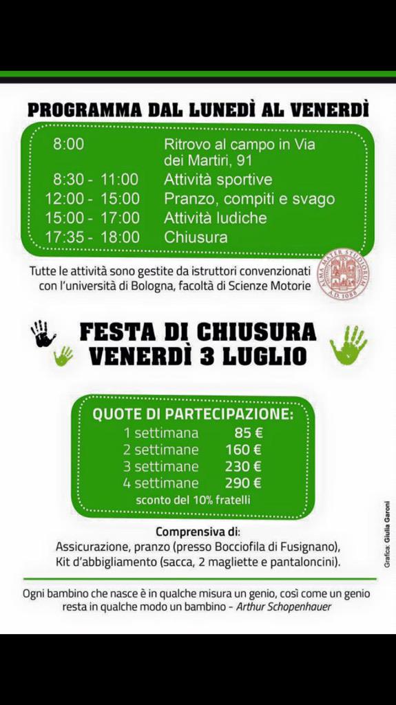 fusignanocalcio's tweet photo. Si avvicina il Camp!Segnatevi, chiedendo il modulo in ufficio al campo! #fusignano #settoregiovanile #realsummercamp http://t.co/niptSlcU6D