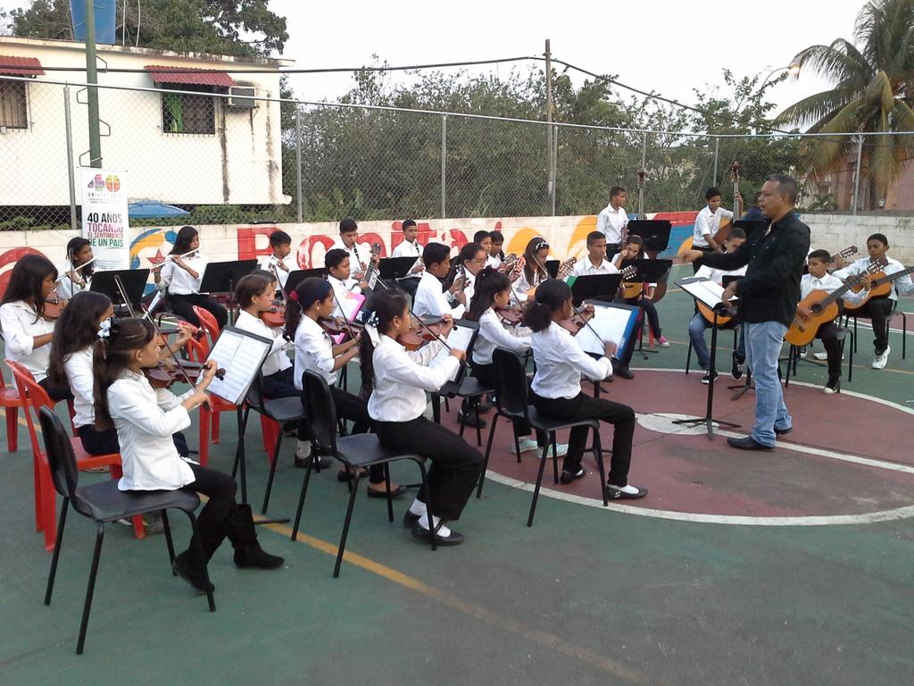 Concierto Orquesta del modulo las piedras independencia complejo residencial los hermanos #ElSistemaCumple40