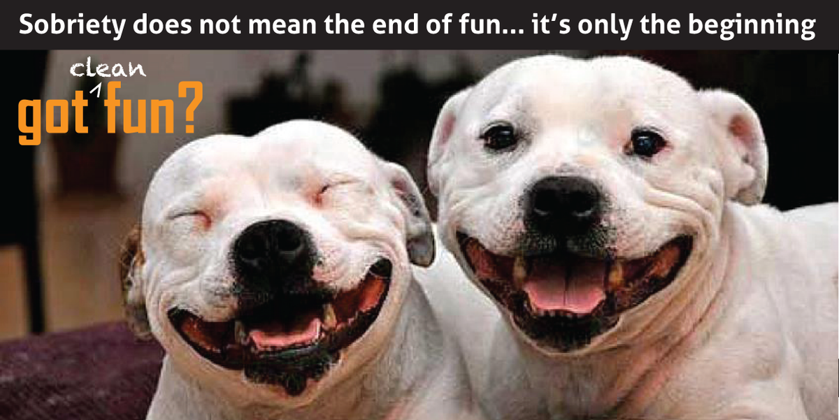 cleanfunnetwork's tweet photo. Sobriety does not mean THE END of fun. It's only THE BEGINNING. http://t.co/CDOxrxm39K #soberliving #sobriety http://t.co/QSJvZvSXLH