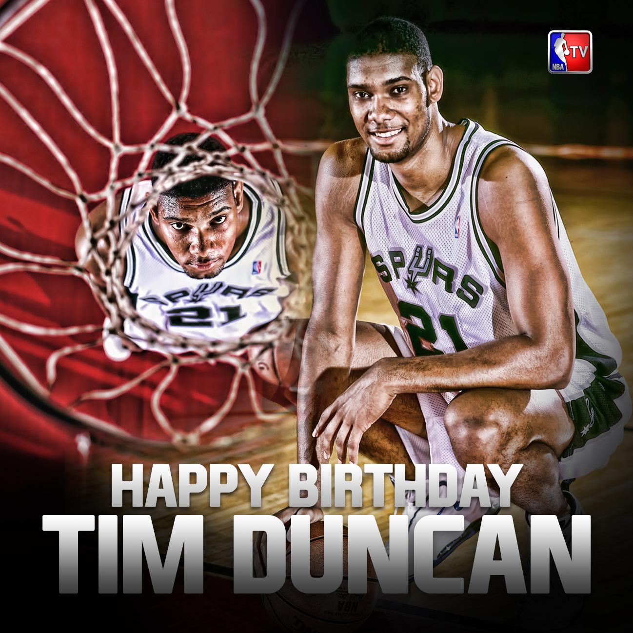 Happy Birthday to 5-time NBA champion and 2-time MVP Tim Duncan! 