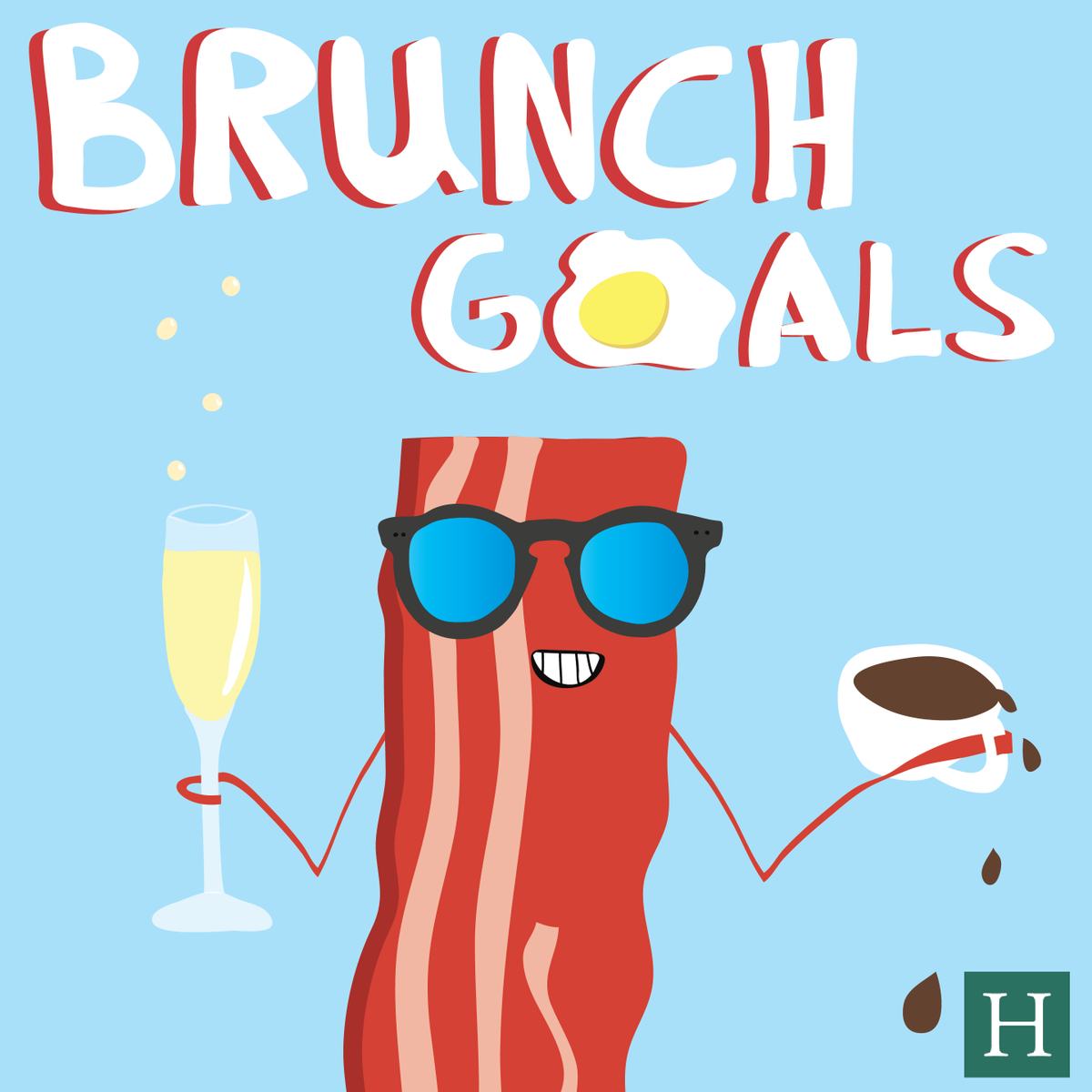 Brunch game on fleek! #SaturdayFunnies #NewsletterComic by @evahillarious