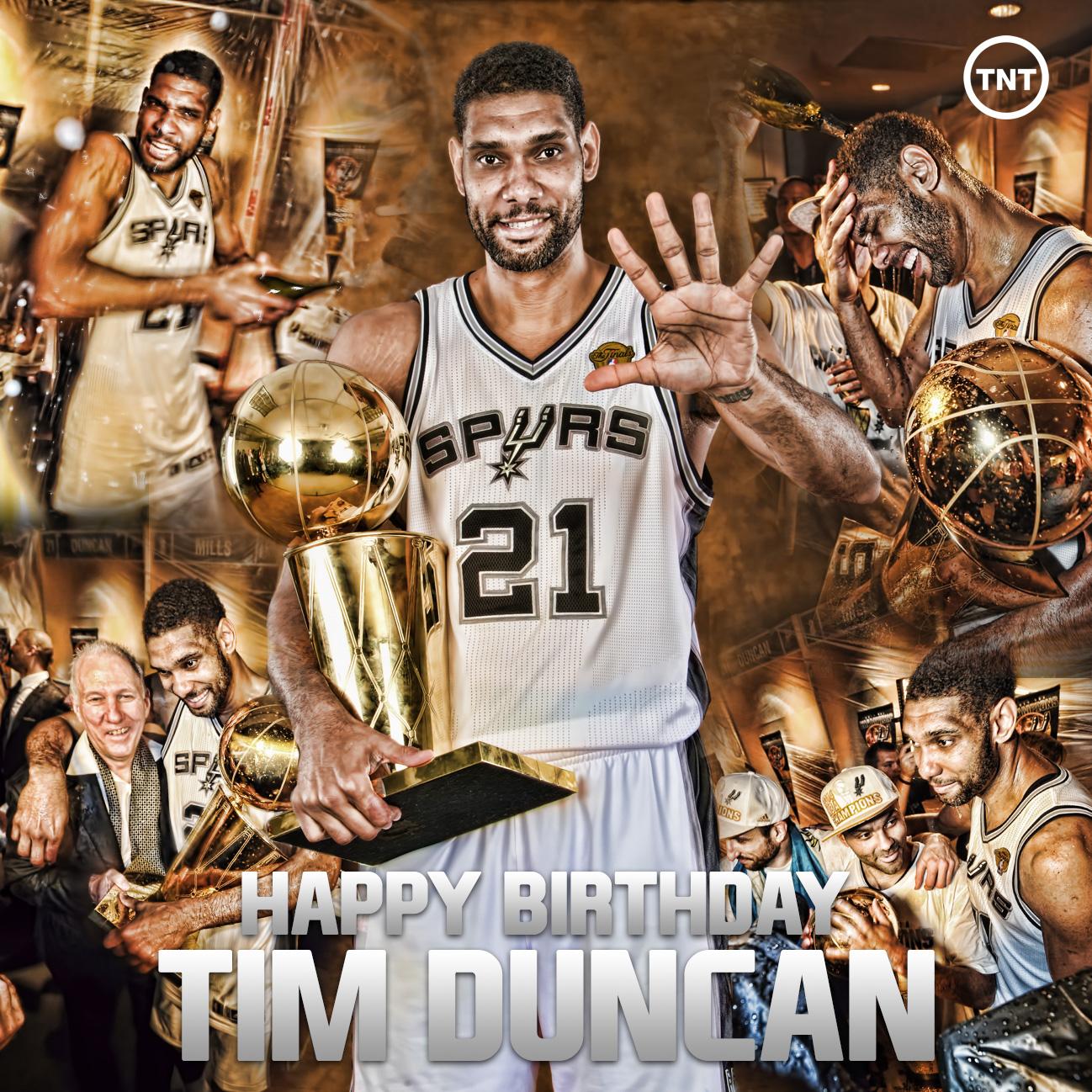 Happy Birthday To Tim Duncan!!   