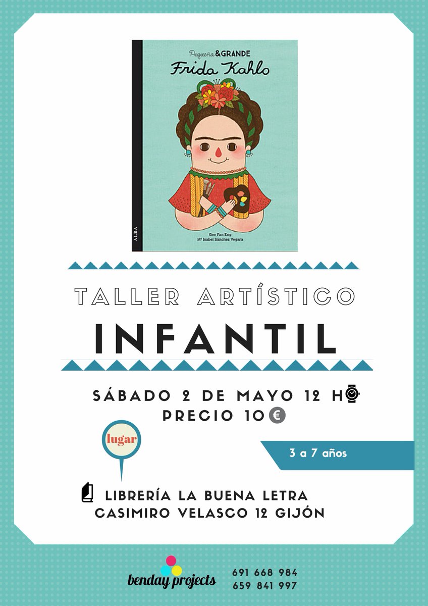BendayProjects's tweet photo. Animación a la #lectura y experimentación artística que encantará a los más pequeños. http://t.co/XcpOSAL6lz