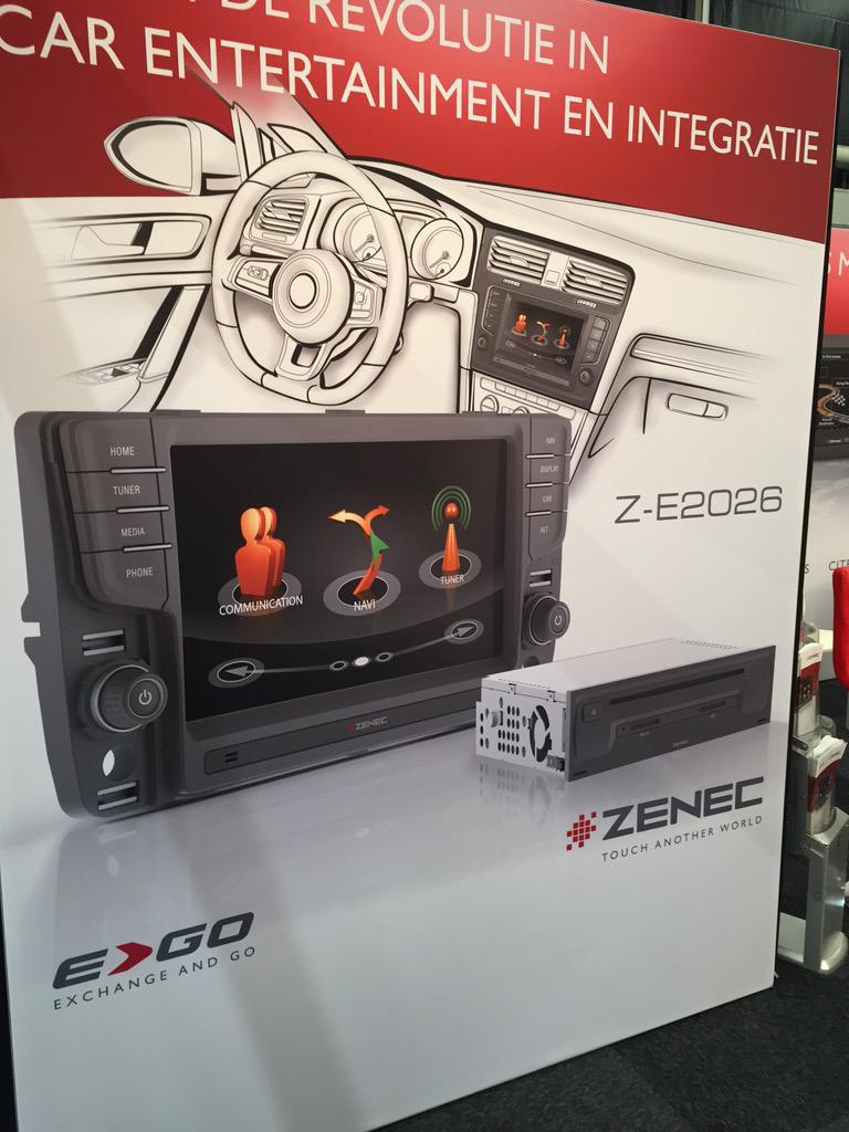 edr_automotive's tweet photo. Europese #zenec primeur C10 platform op de #AutoRAI2015 alleen vandaag en morgen nog te bewonderen stand 2.215 http://t.co/D05SrXp2SE