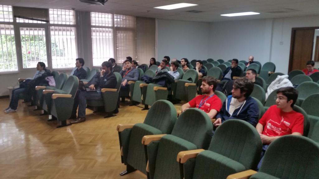 IEEEsbUAH's tweet photo. Now we have a conference about Mars One proyect in the @isbc2015 http://t.co/uF5Rw4I8nt