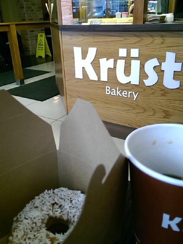 Mad_Mod's tweet image. Unreal. Custom made cronuts in @KrustBakery #coconutandcaramel #krust