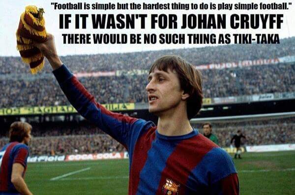 Happy birthday legend johan cruyff. Master of total football   
